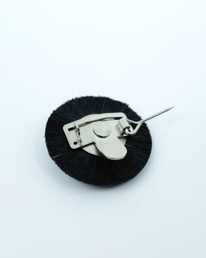 Black Brush Pin