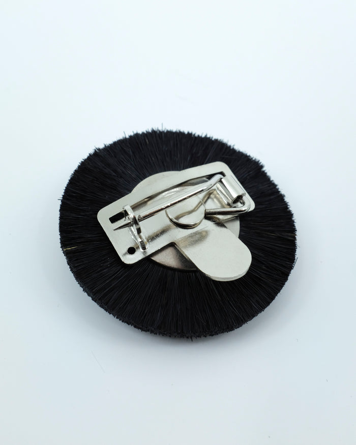 Black Brush Pin