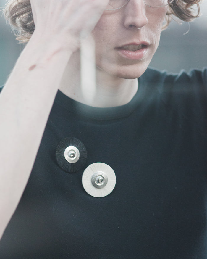 Black Brush Pin