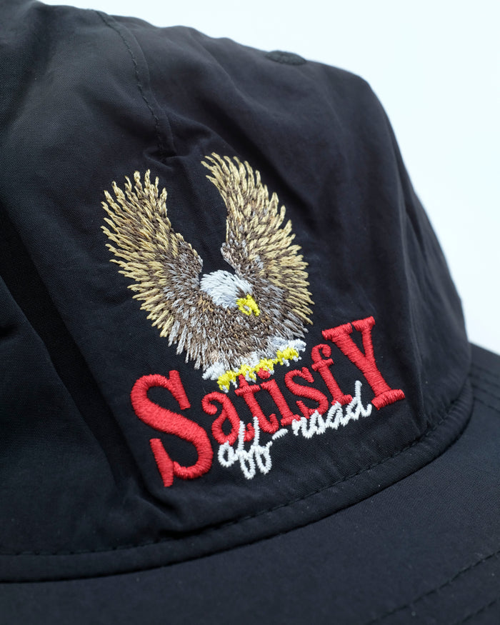 Black Eagle FliteSilk 5‑Panel Pinch Cap | Satisfy | DEPARTAMENTO