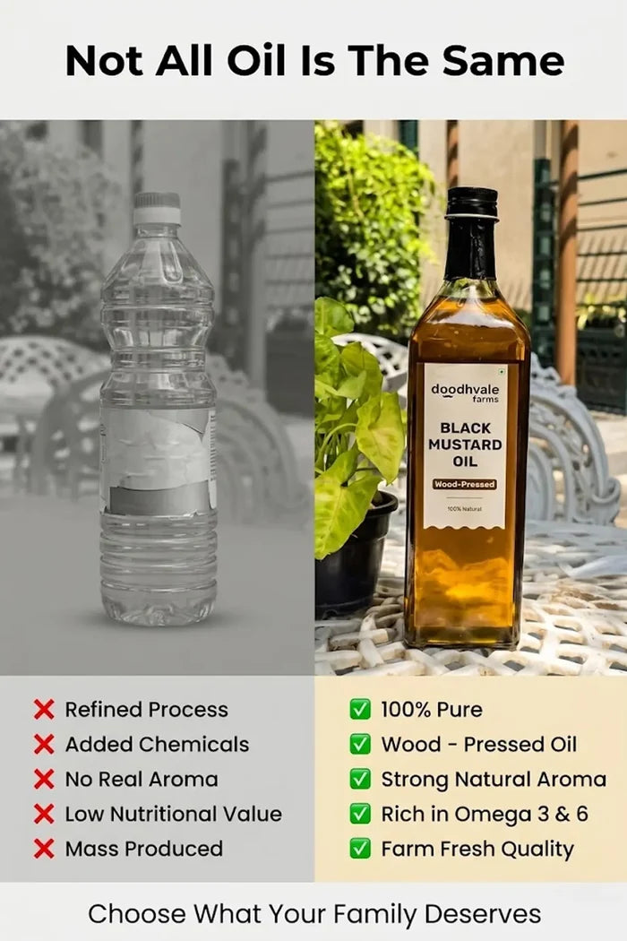 Black Mustard Oil - Wood Pressed