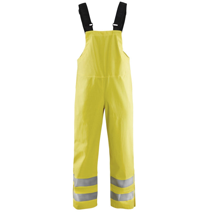 Blaklader Men's Hi-Vis Rain Bib Overalls Rainwear Blaklader Hi-Vis Yellow 2XL Reg