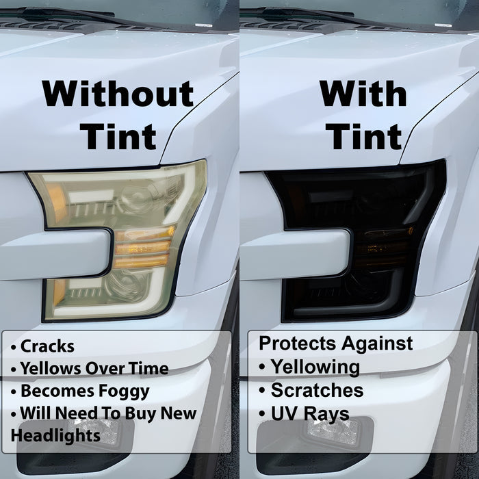 Full Headlight Taillight Precut Smoked PPF Tint Kit Film Overlay Fits BMW iX 2022 - 2024 - Bogar Tech Designs