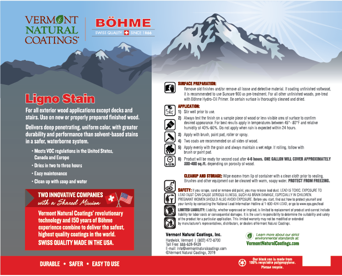 Böhme Ligno Exterior Wood Stain