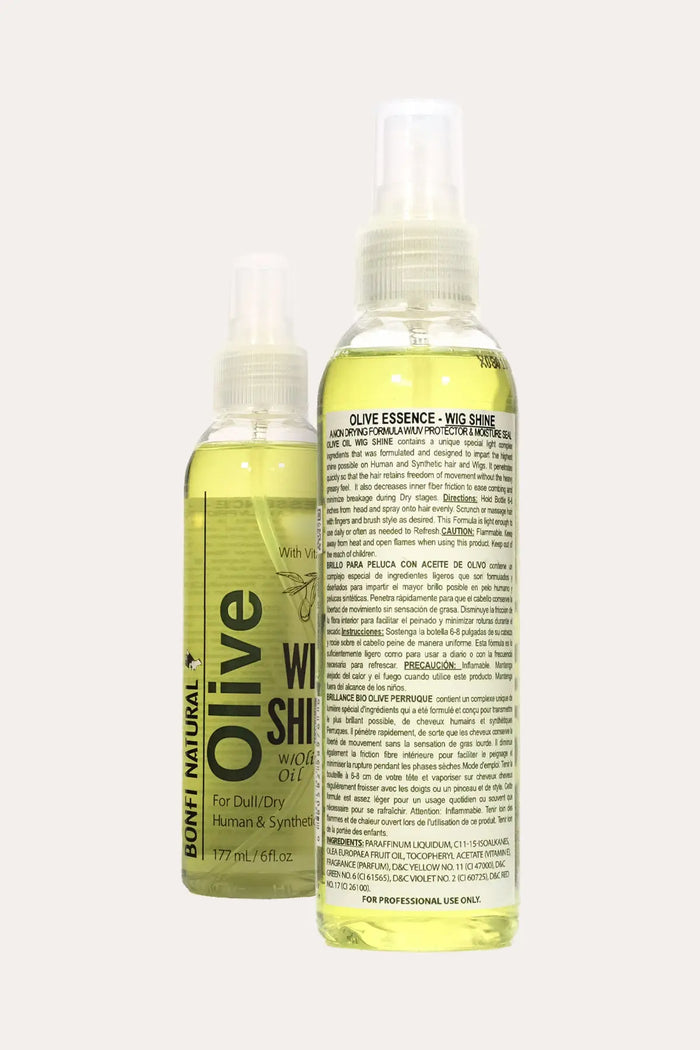 BONFI NATURAL OLIVE WIG SHINE 6oz BONFI NATURAL