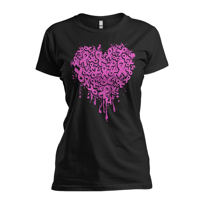 Breast Cancer Awareness: Heart - Women's Relaxed Fit