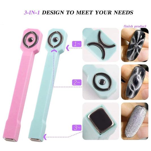 Butterfly eye Magnet for Cat eye Nail Design - Pink