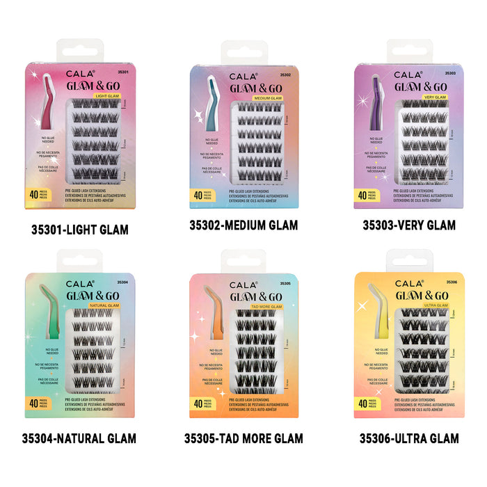 Cala Glam & Go Pre Glued Lash Extensions With Applicator