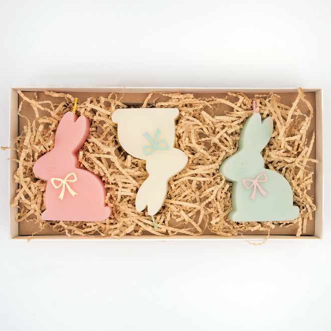 Meri Meri - Candles - Bunny - Pack Of 3