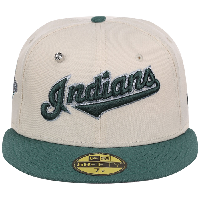Cleveland Indians MLB Cream Lichen New Era 59FIFTY