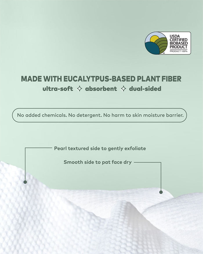 Cloud Clean Daily Face Towels 30ct