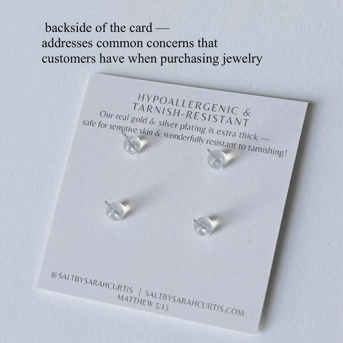 COASTAL STUD SETS | silver | seashell & starfish earrings