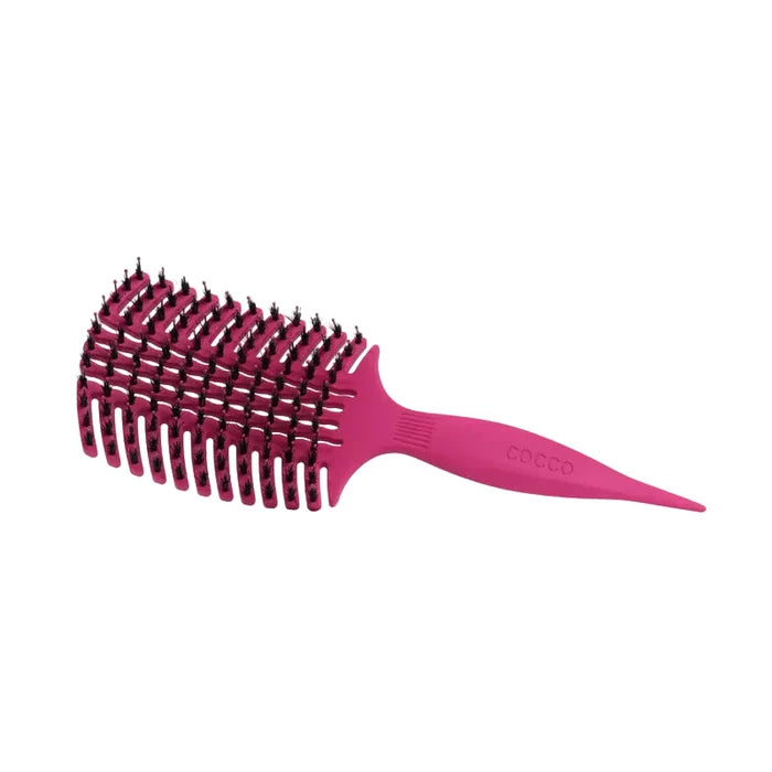 COCCO Aura Vent Boar Brush - Pink - Palms Fashion Inc.