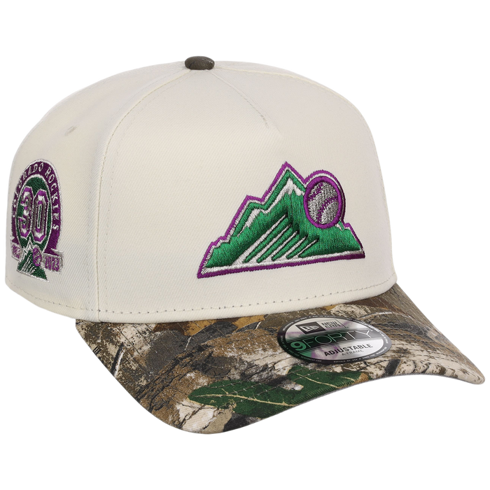 Colorado Rockies MLB Purple Trees New Era 9FORTY