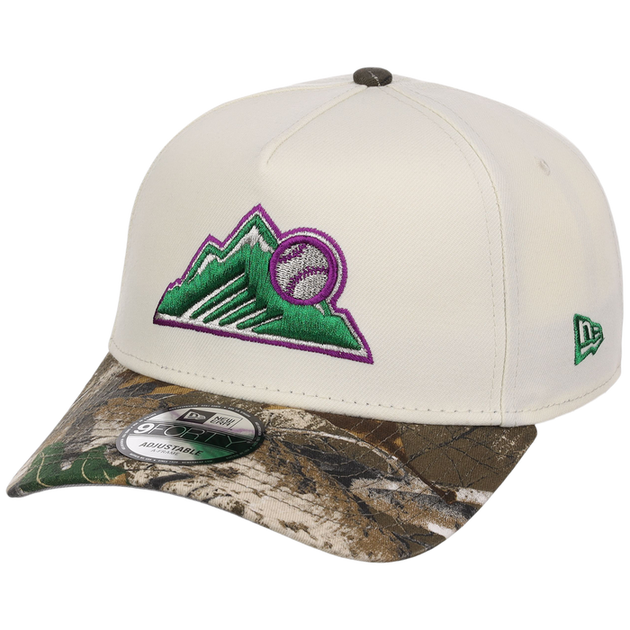 Colorado Rockies MLB Purple Trees New Era 9FORTY