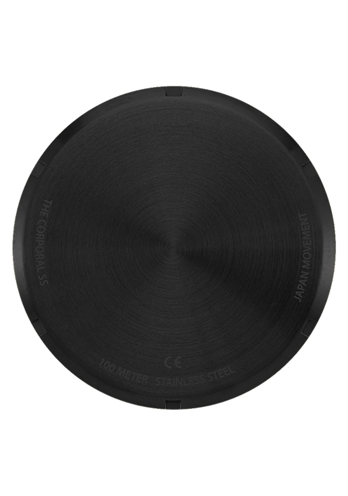 Corporal Stainless Steel - Super Black / Black Top