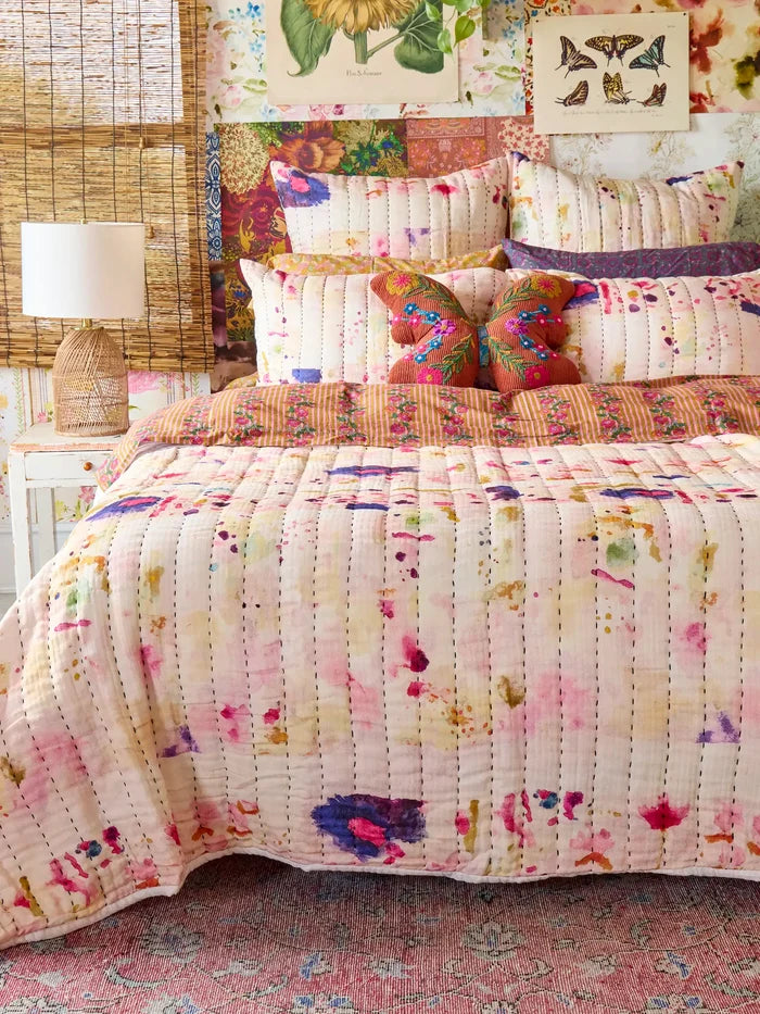 Gauze Shams, Set of 2 - Light Pink-view 3