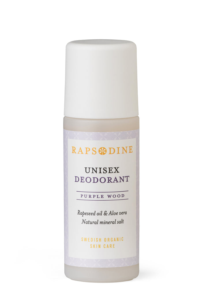 Ekologisk unisex deodorant från Rapsodine med rapsolja och aloe vera, naturlig och skonsam hudvård