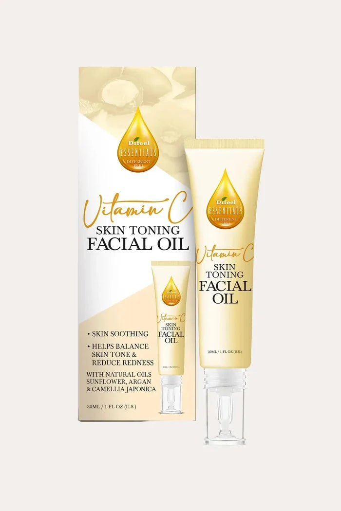 DIFEEL ESSENTIALS SKIN TONING FACIAL OIL WITH VITAMIN C 1oz DIFEEL