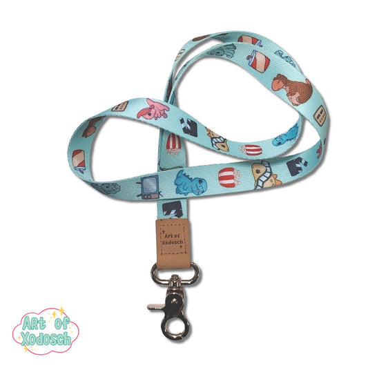 dino knuffies lanyard