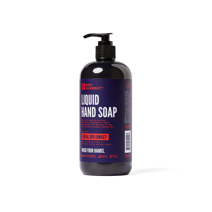 Duke Cannon Naval Diplomacy Liqiud Hand Soap Toiletries Duke Cannon