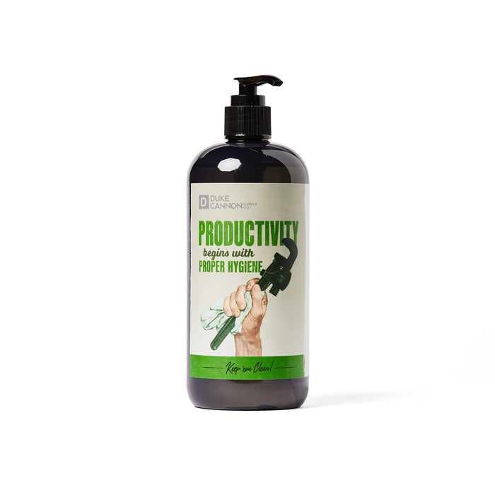 Duke Cannon Productivity Liquid Hand Soap Toiletries Duke Cannon Productivity OS