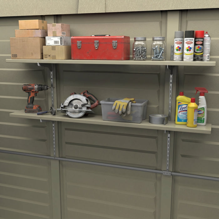 Durasheds Shed Accessories DuraMax Shed Shelf Kit – 12" x 50" Double Shelf