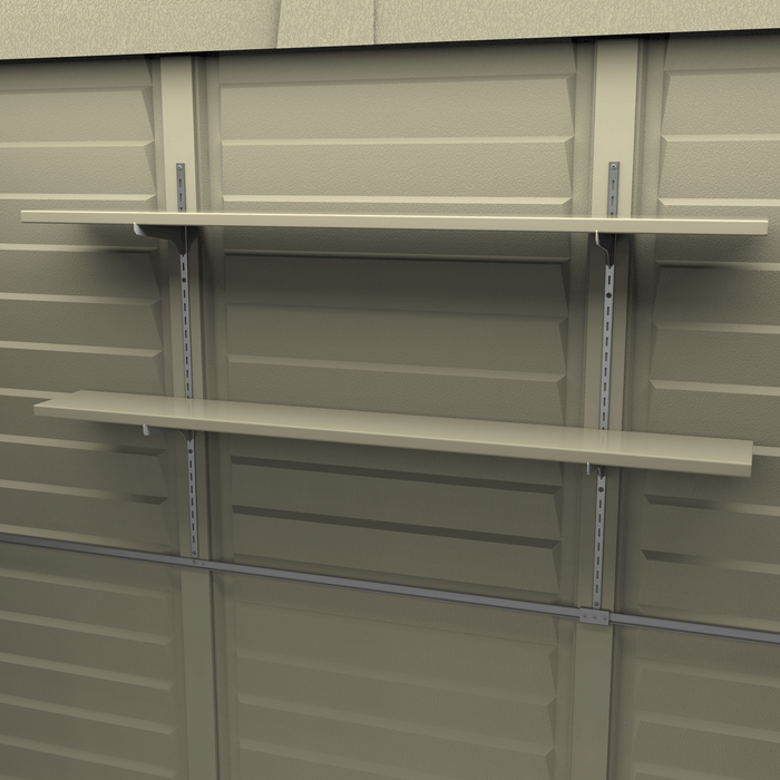Durasheds Shed Accessories DuraMax Shed Shelf Kit – 12" x 50" Double Shelf