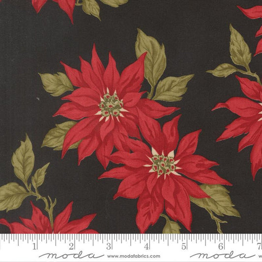 F3136 - Candlelight Christmas - Ebony Poinsettia