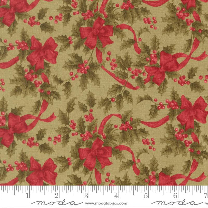 F3139 - Candlelight Christmas - Bows Berries Sage
