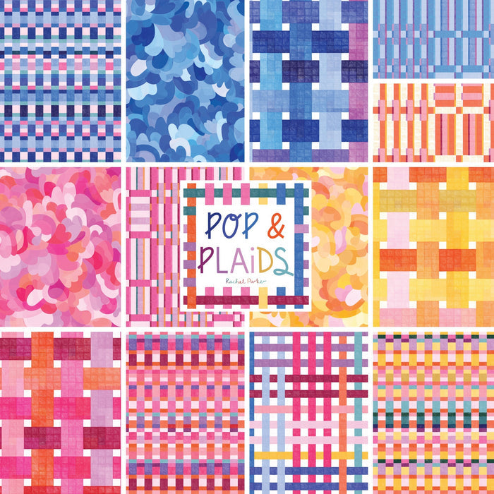 F3174 - Pop and Plaids - Sky Pixel Threads