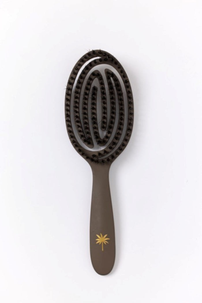 Fan Palm Extention Brush Large Coco Haarextentions Fijn Haar Antiklit Anti statisch CFH Care For Hair