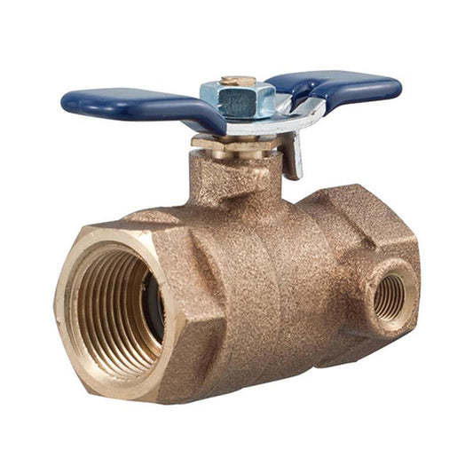 Febco LF622FT 1/2" IPS Ball Valve QT Tapped For Test Cock