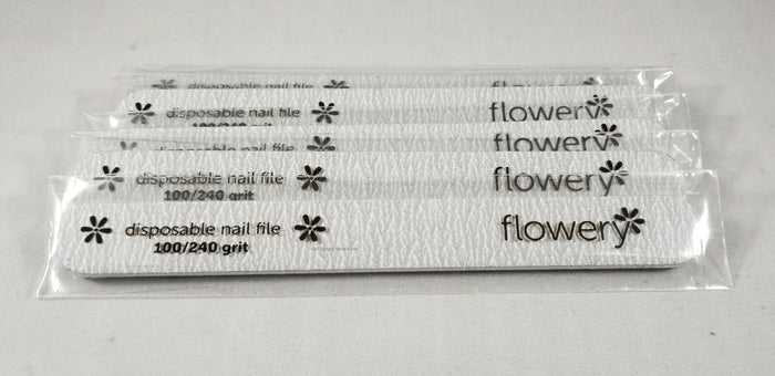 Flowery Silver Streak Cushion Core File 100/240 Grit (DFCS2)