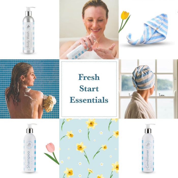 Fresh Start Essentials Bundle - The Cornish Seaweed Bath Co.