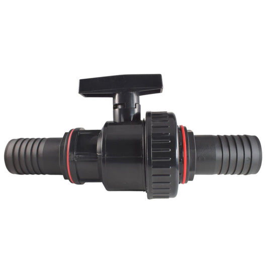 Full Flow Single Union Ball Valve 4inBSPF with 100mm Barb Connector Kit