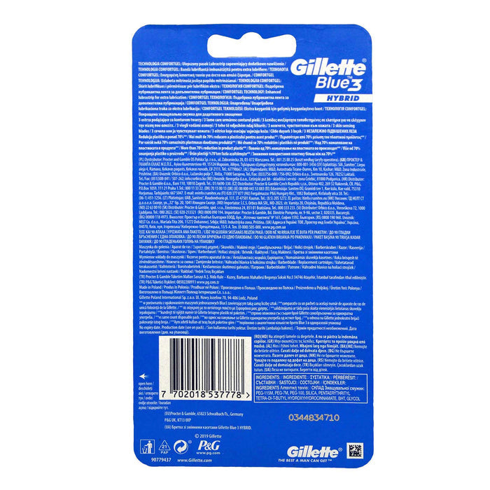 Gillette Blue3 Hybrid 9Blade Refills