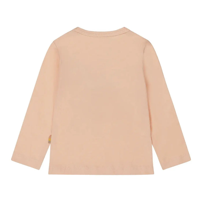 Girls Peach Pink Deer Long Sleeve Shirt | Dirkje | Dirkje | Jenni Kidz