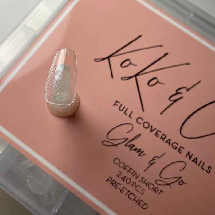 Glam & Go Full Coverage Nails - Coffin short