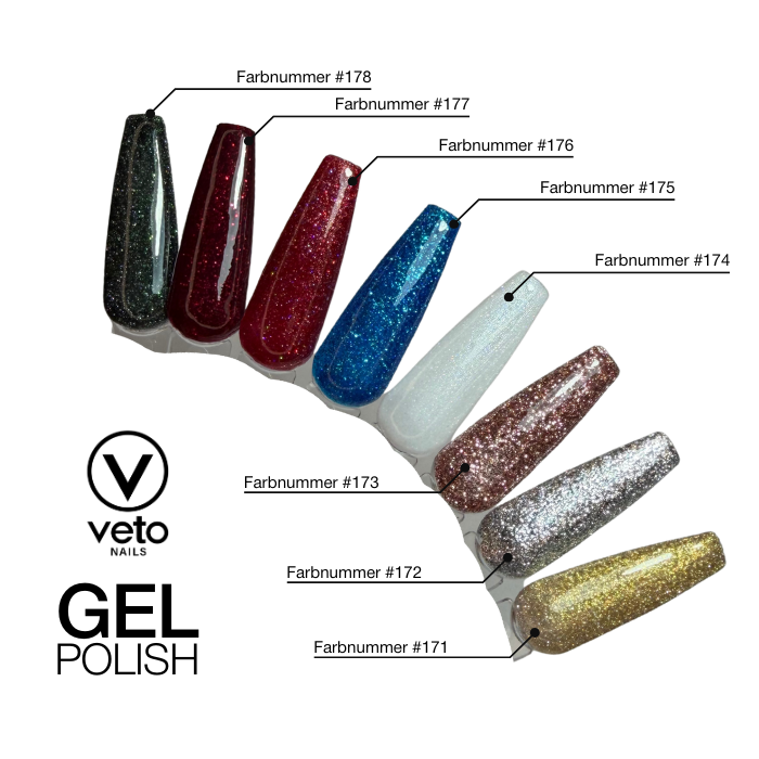GLITTER GEL POLISH #172
