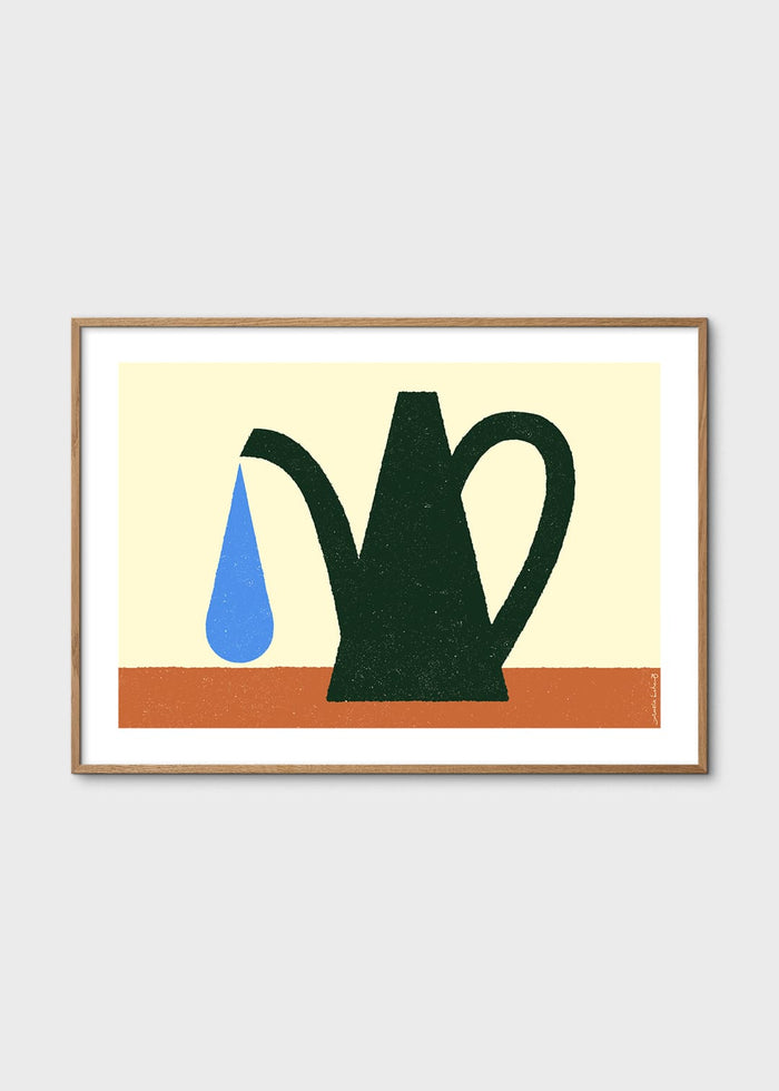 Green Watering Can by Amélie Lehoux