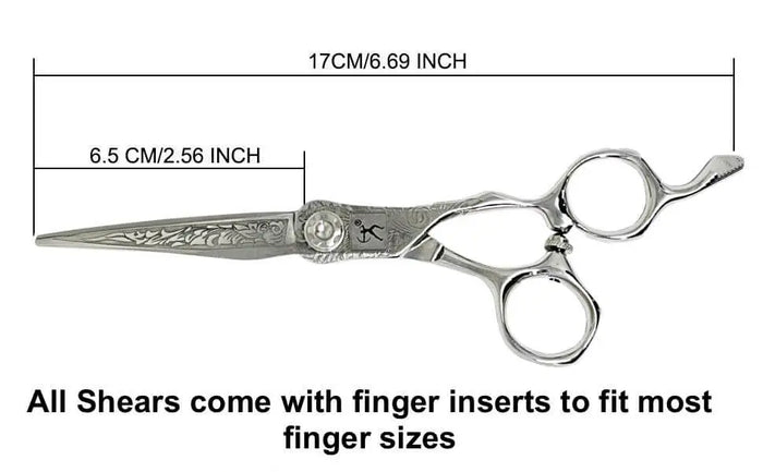 Hand Made Japan Steel Hair ThInning Shears - 6 inch - BUYBARBER.COM