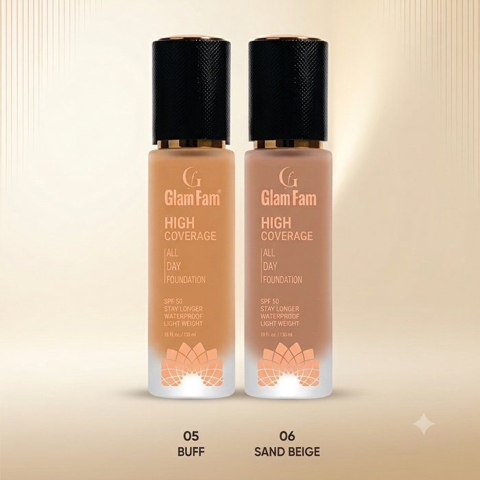 High Coverage Liquid Foundation Combo (Pack of 2)
