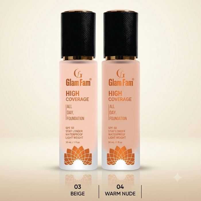 High Coverage Liquid Foundation Combo (Pack of 2)