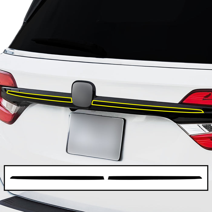 Vinyl Chrome Delete Front Grille Side Window Trim Blackout Decal Stickers Overlay Film Fits Honda Odyssey - Bogar Tech Designs