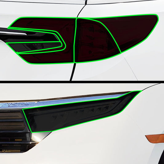 Full Headlight Taillight Precut Smoked PPF Tint Kit Film Overlay Fits Honda Odyssey 2021 - 2025 - Bogar Tech Designs