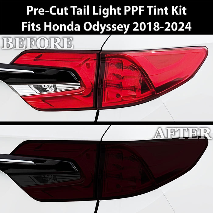 Full Headlight Taillight Precut Smoked PPF Tint Kit Film Overlay Fits Honda Odyssey 2021 - 2025 - Bogar Tech Designs