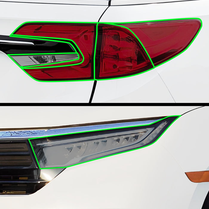 Full Headlight Taillight Precut Smoked PPF Tint Kit Film Overlay Fits Honda Odyssey 2021 - 2025 - Bogar Tech Designs