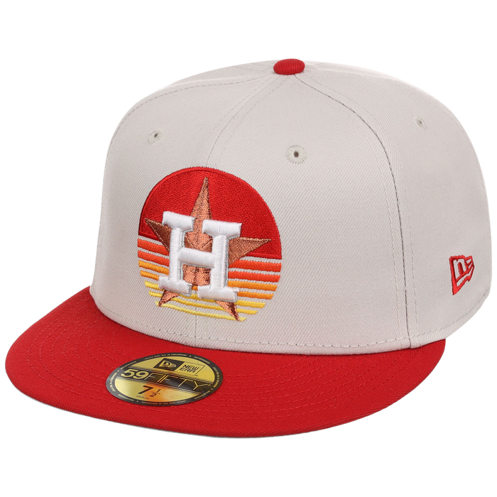 Houston Astros Space City Sunrise - New Era 59FIFTY Stone/Red