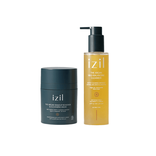 Izil Beauty The Argan Double Cleansing & Nourishing Duo - Beauty Tribe